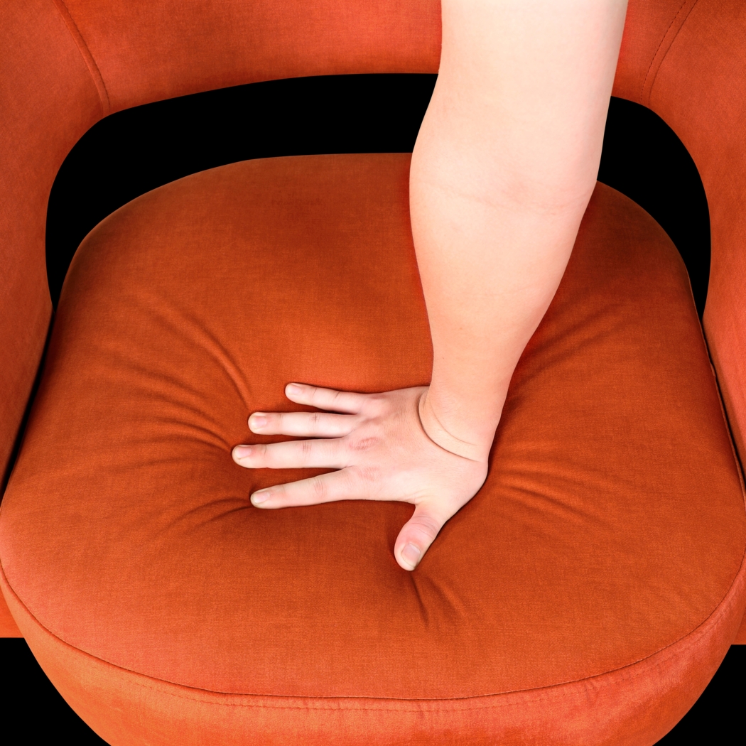Saeva Orange Accent Chair - Thumbnail - Image 7