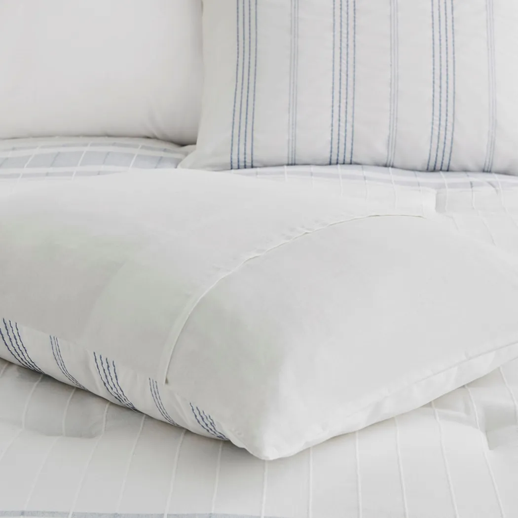 Saevi Blue 6 pc Cal King Comforter Set - Thumbnail - Image 13