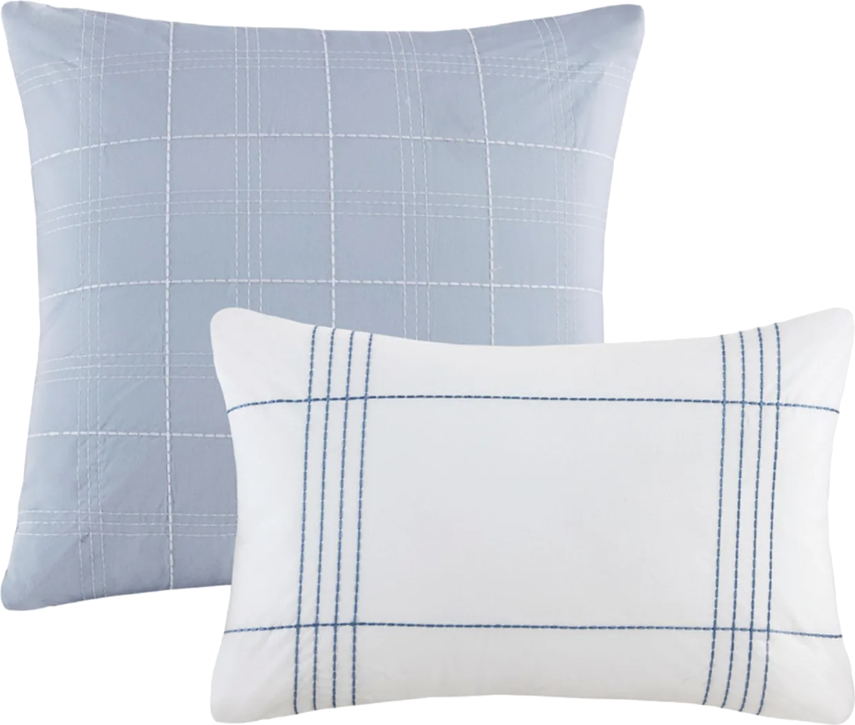 Saevi Blue 6 pc Cal King Comforter Set - Thumbnail - Image 6