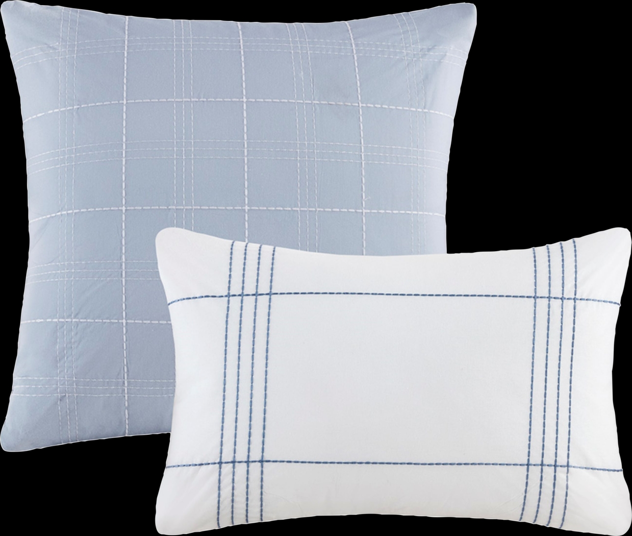 Saevi Blue 6 pc King Comforter Set - Thumbnail - Image 6