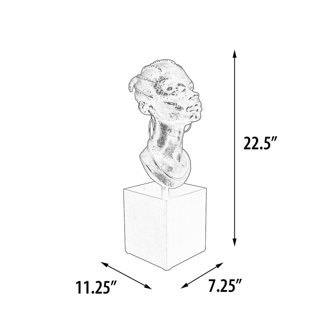 Safia Bronze Bust - Thumbnail - Image 5