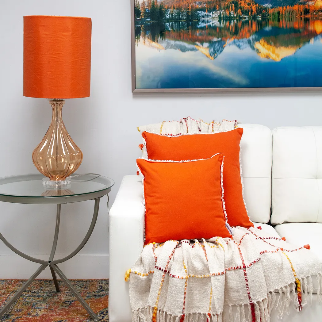 Safo Orange Accent Pillow - Thumbnail - Image 3