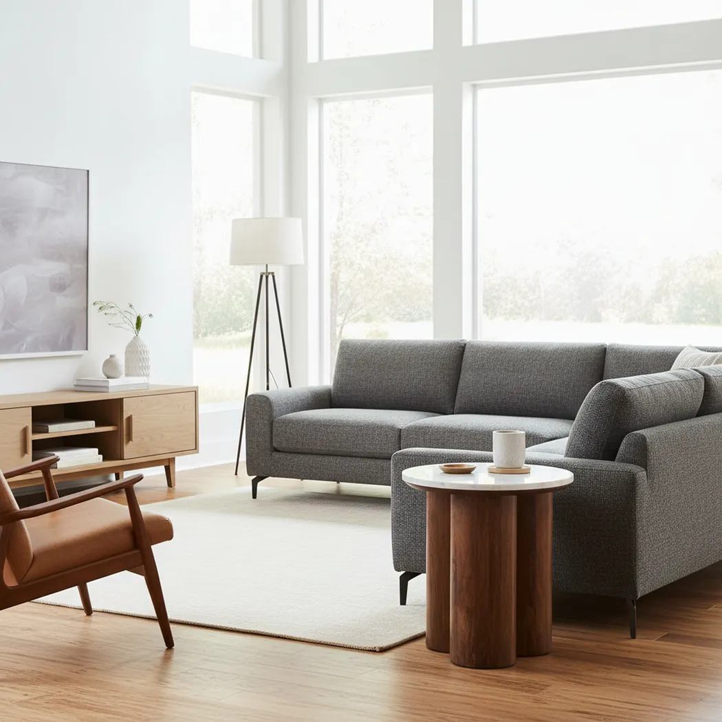 Safya II Brown End Table - Thumbnail - Image 2
