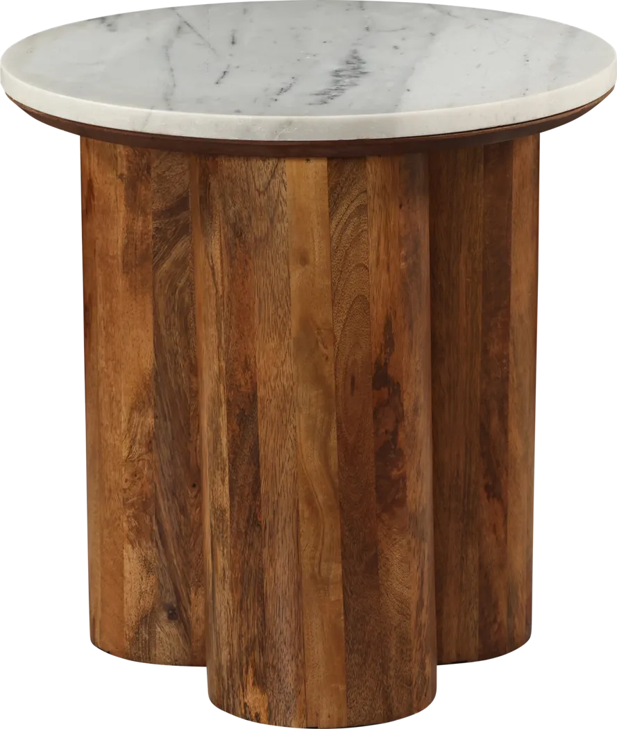 Safya II Brown End Table - Thumbnail - Image 5