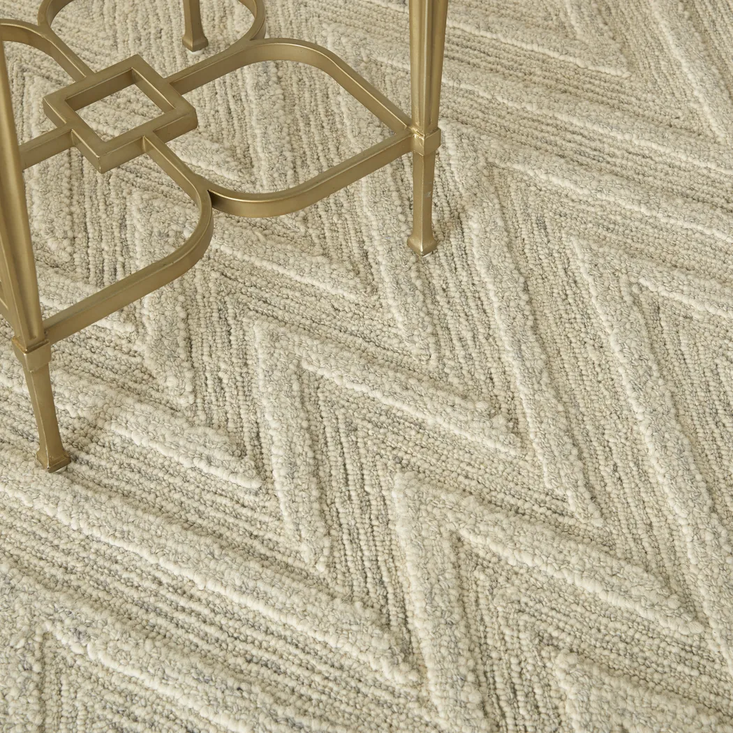 Sagarmatha Beige 3'9 x 5'9 Rug - Thumbnail - Image 6