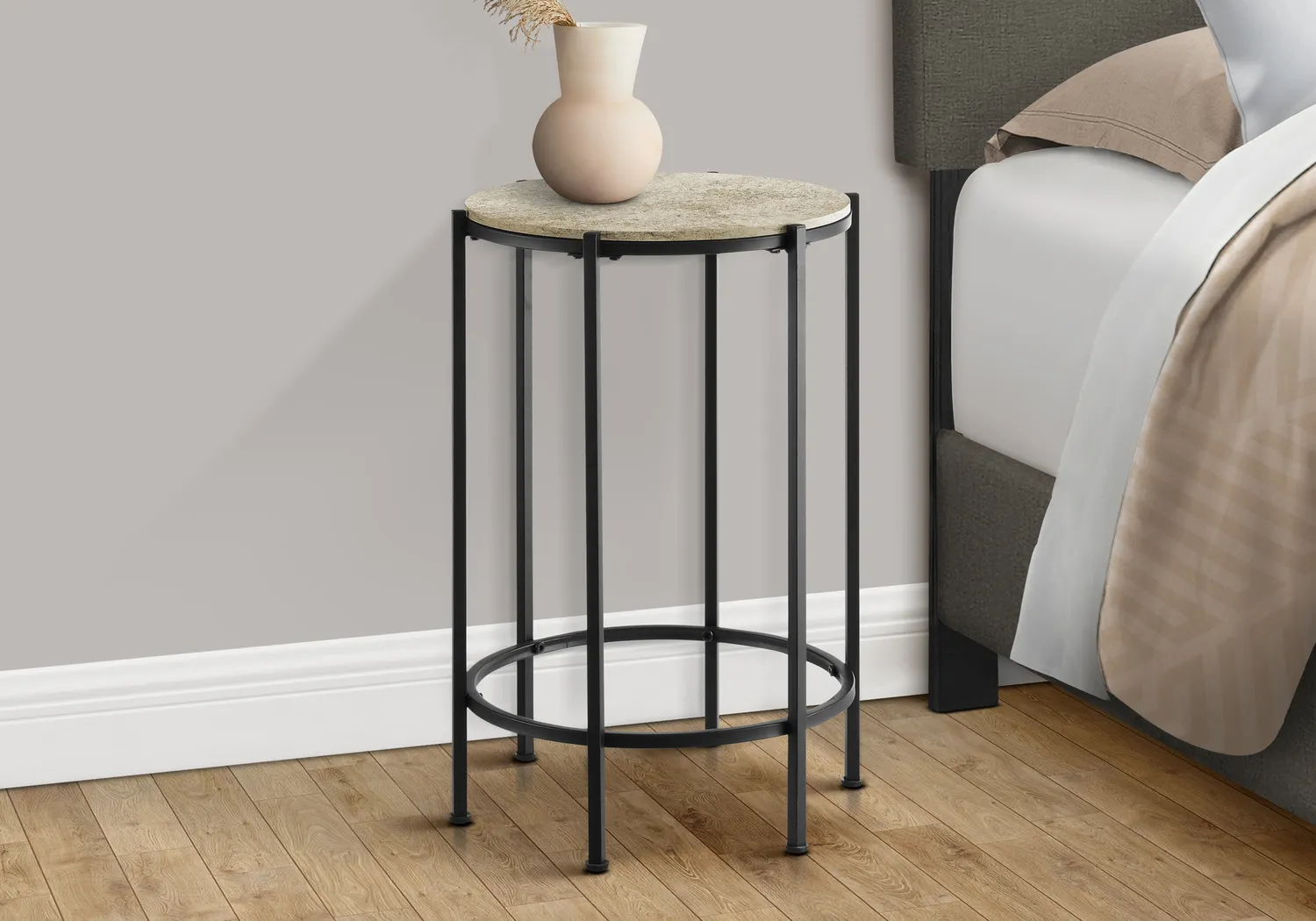 Sagarra Beige Accent Table - Thumbnail - Image 3