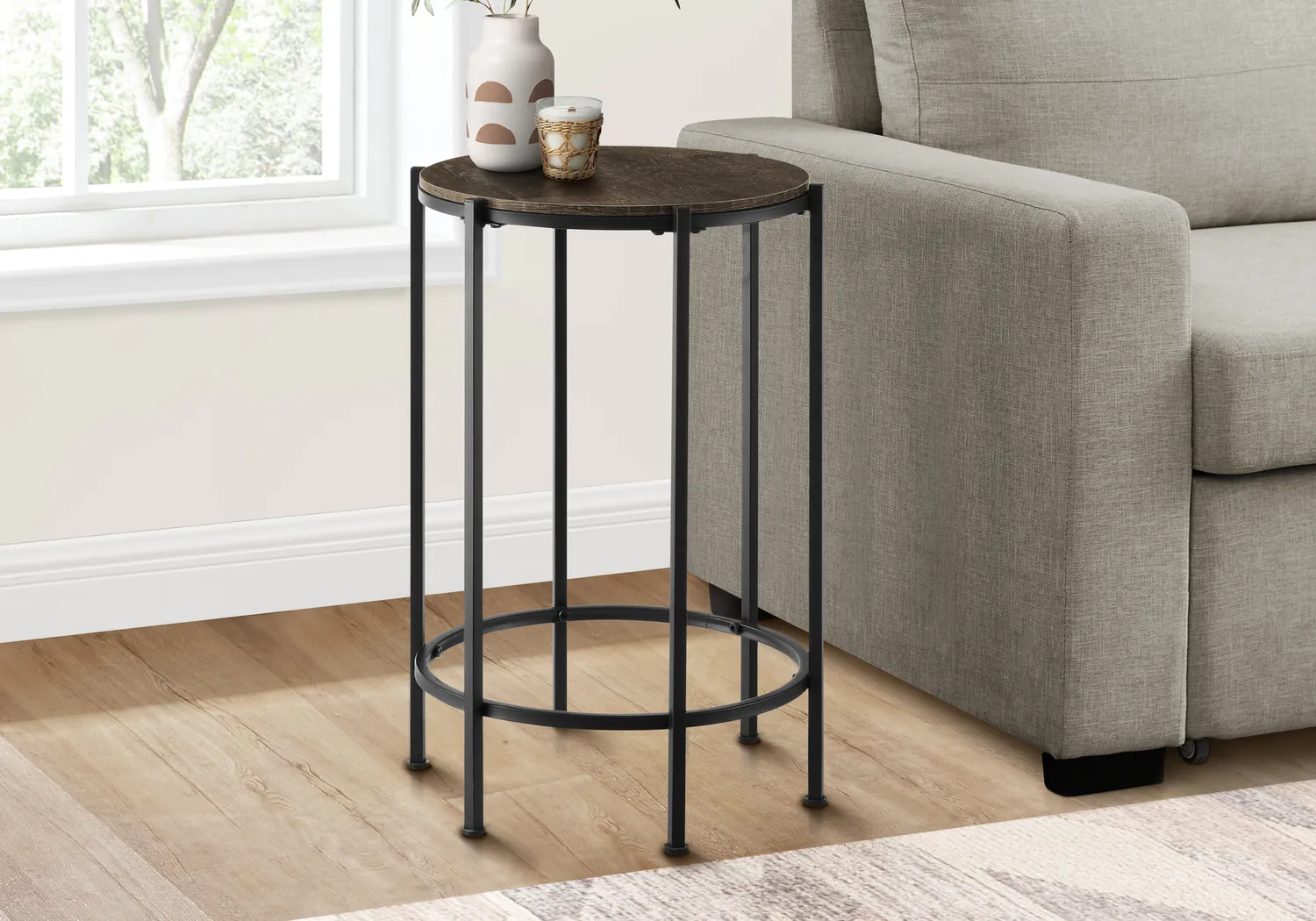 Sagarra Brown Accent Table - Thumbnail - Image 2