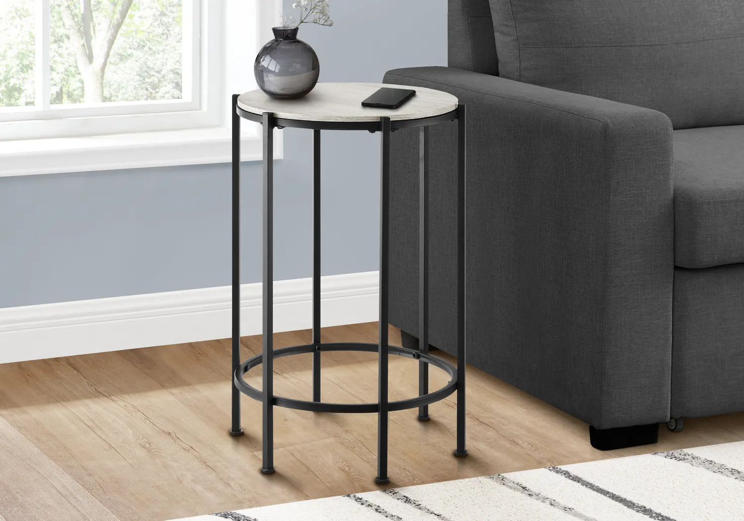 Sagarra Cream Accent Table - Thumbnail - Image 2
