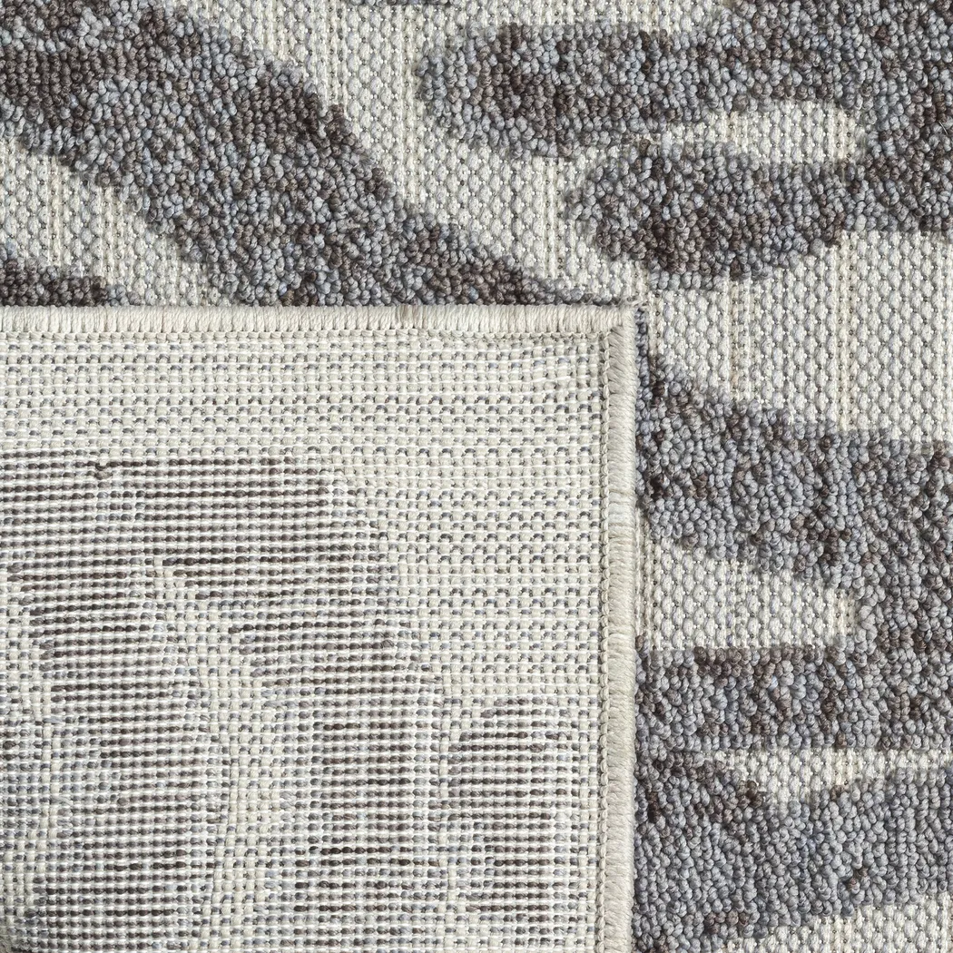 Sagaruti Blue/Gray 5' x 7' Indoor/Outdoor Rug - Image 8