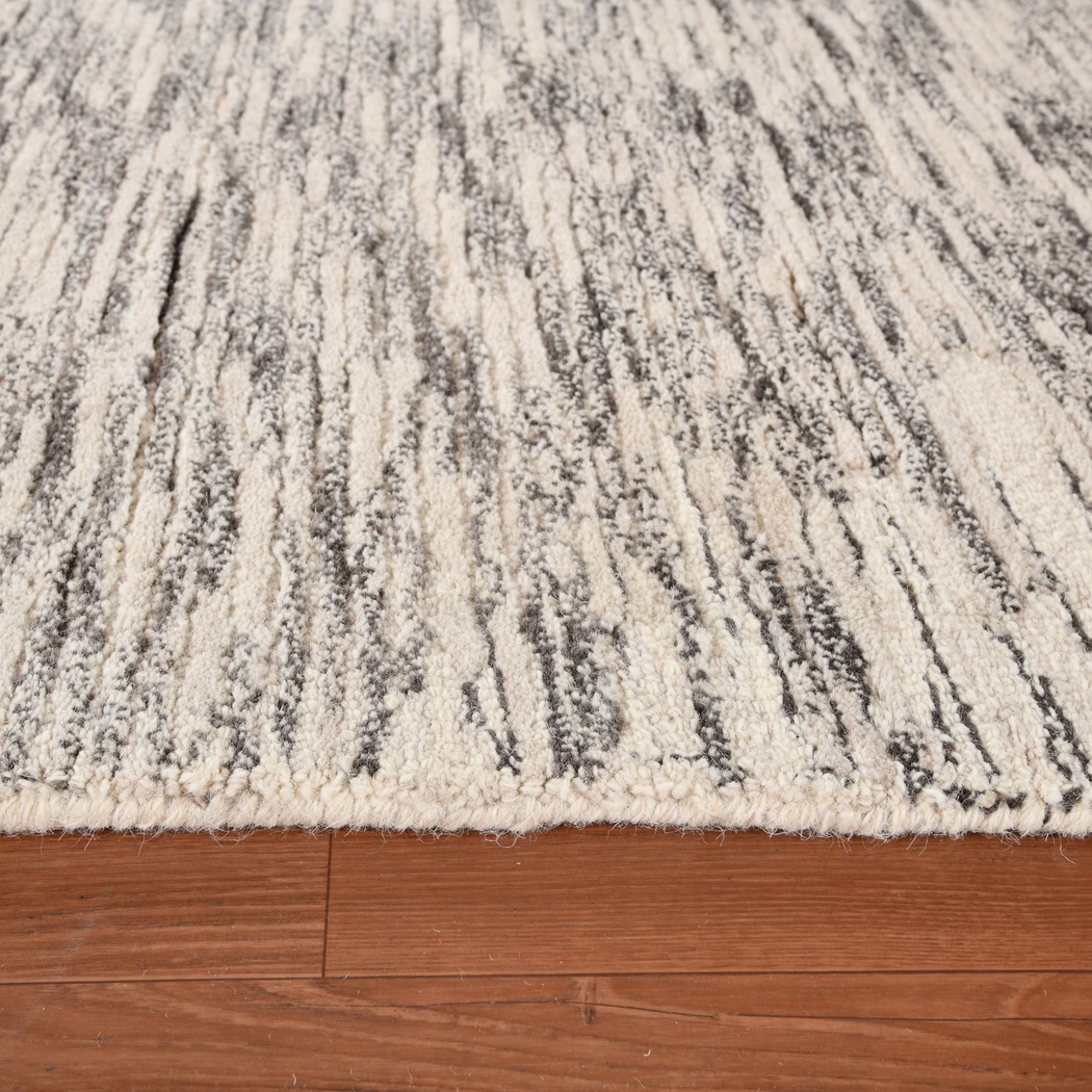 Sagasa Charcoal 3'6 x 5'6 Rug - Thumbnail - Image 3