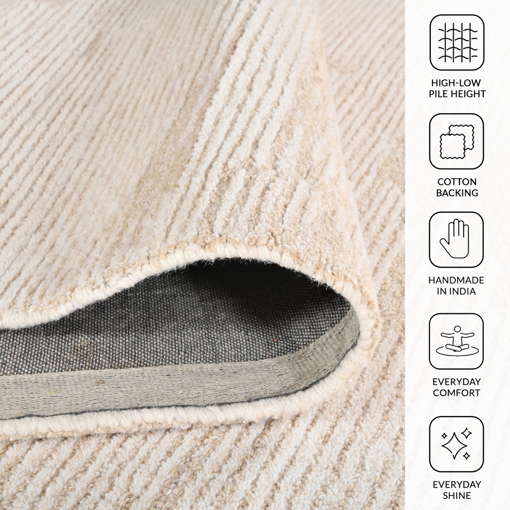 Sagasa Sand 3'6 x 5'6 Rug - Thumbnail - Image 4