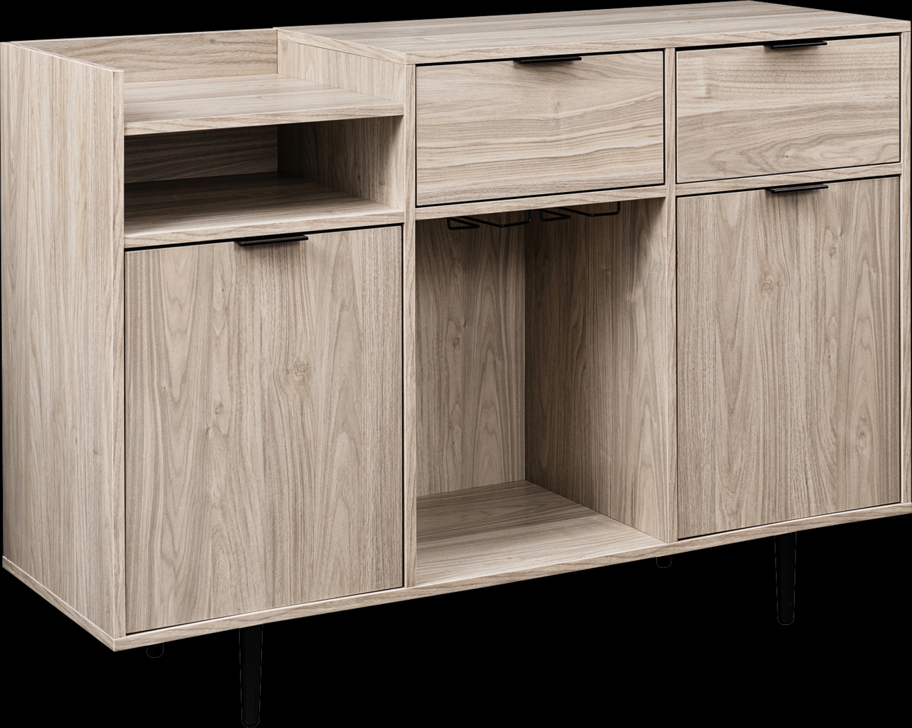 Sagebluff Birch Bar Cabinet - Thumbnail - Image 1