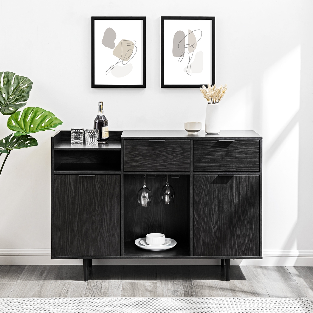 Sagebluff Gray Bar Cabinet - Thumbnail - Image 6