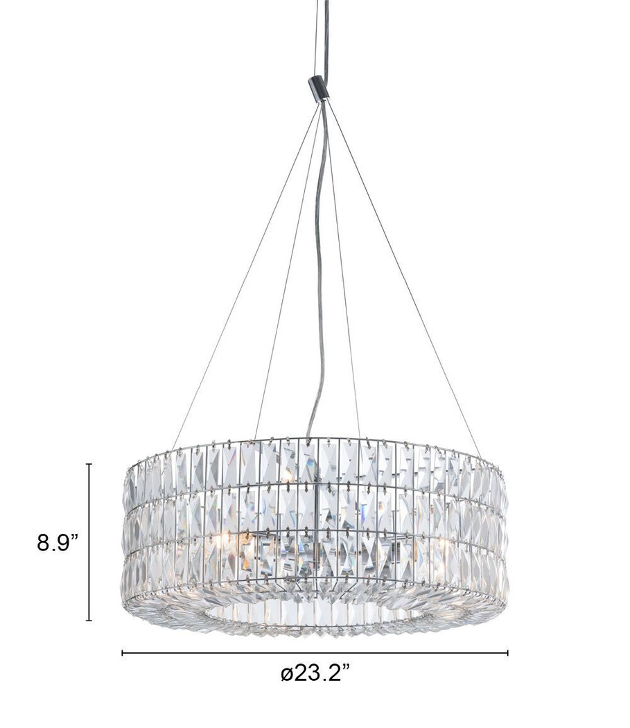 Sagecrest Cove Clear Chandelier - Thumbnail - Image 4
