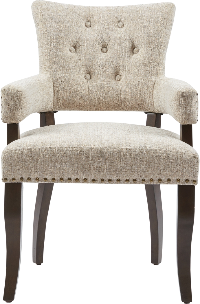 Sagemist Cream Arm Chair, Set of 2 - Thumbnail - Image 2
