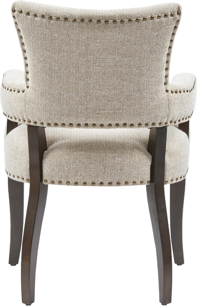 Sagemist Cream Arm Chair, Set of 2 - Thumbnail - Image 3