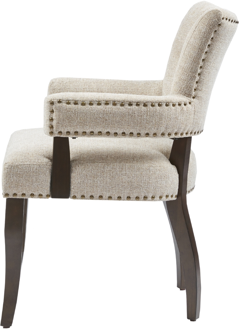 Sagemist Cream Arm Chair, Set of 2 - Thumbnail - Image 4