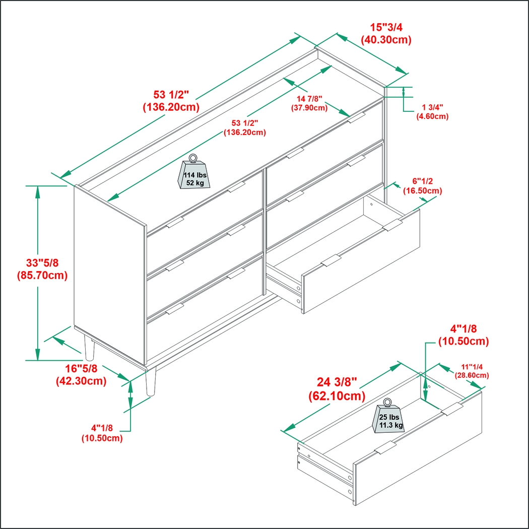 Sagepark Caramel Dresser - Thumbnail - Image 7