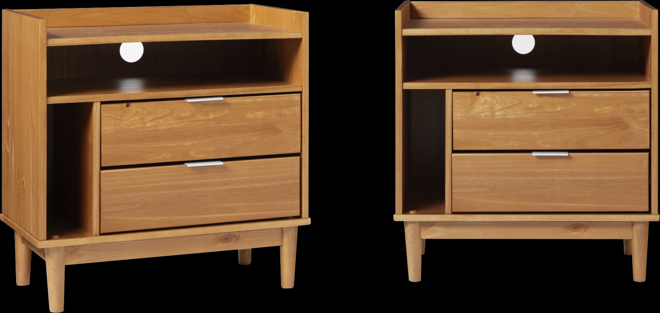 Sagepark Caramel Nightstand, Set of 2 - Thumbnail - Image 3