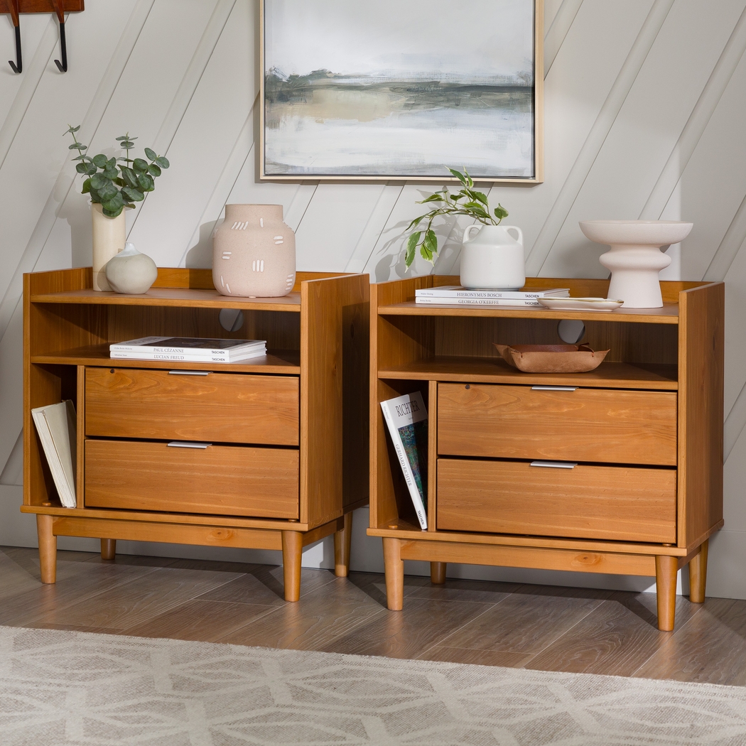 Sagepark Caramel Nightstand, Set of 2 - Thumbnail - Image 5