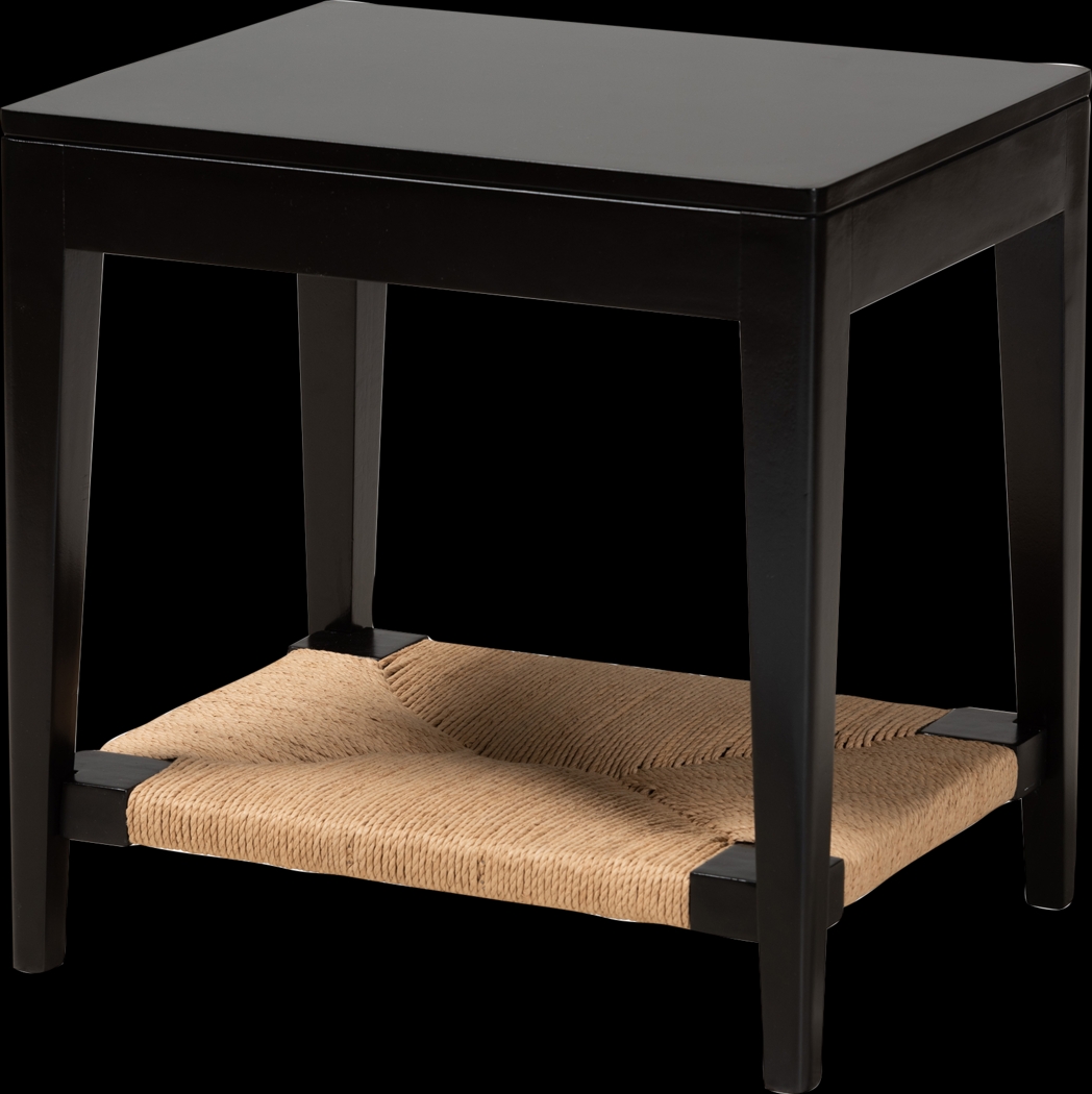 Sagghill Black End Table - Thumbnail - Image 1