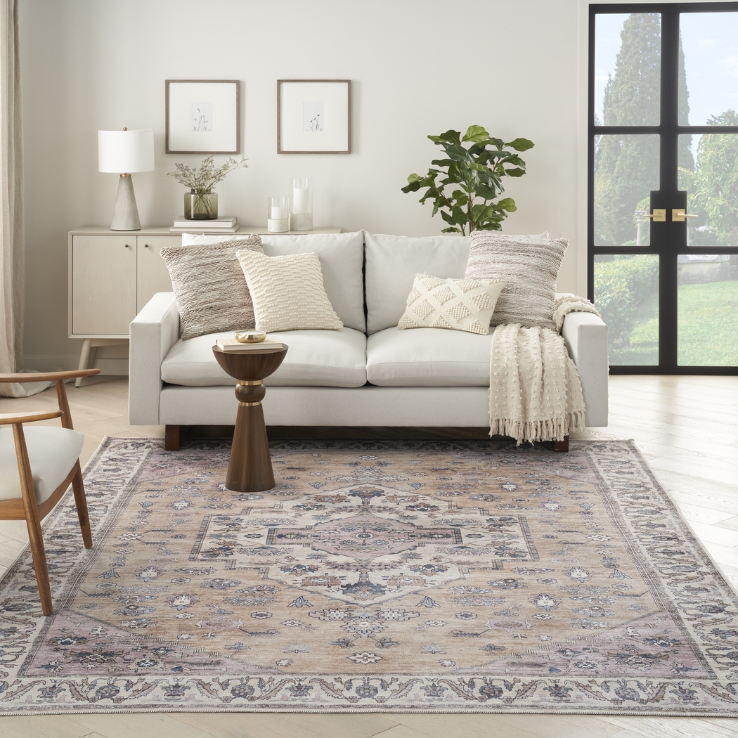 Sagich Beige 5'3 x 7'3 Rug - Thumbnail - Image 2