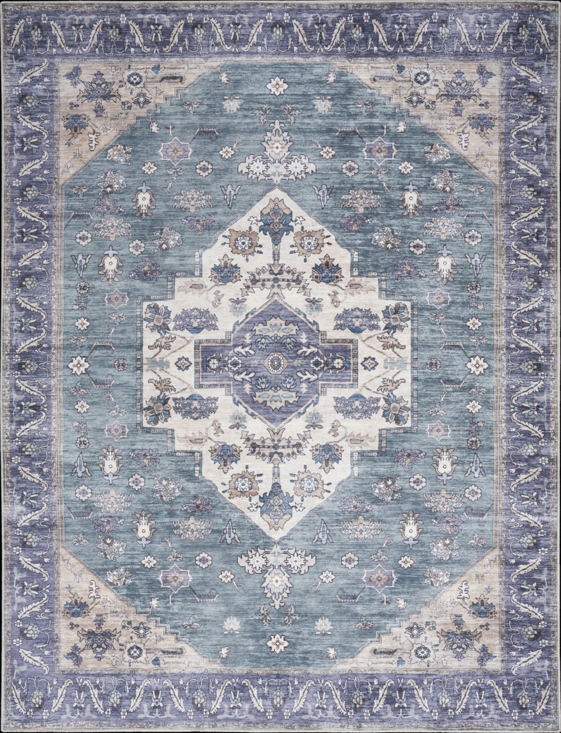 Sagich Blue/Teal 7'10 x 9'10 Rug - Thumbnail - Image 1