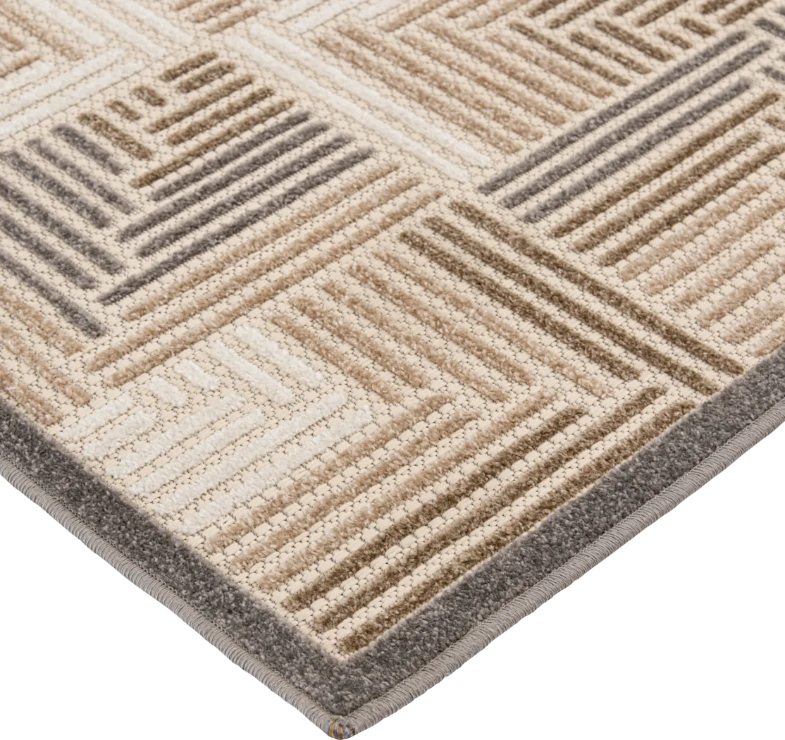 Sagira Cream 5'3 x 7' Indoor/Outdoor Rug - Thumbnail - Image 7