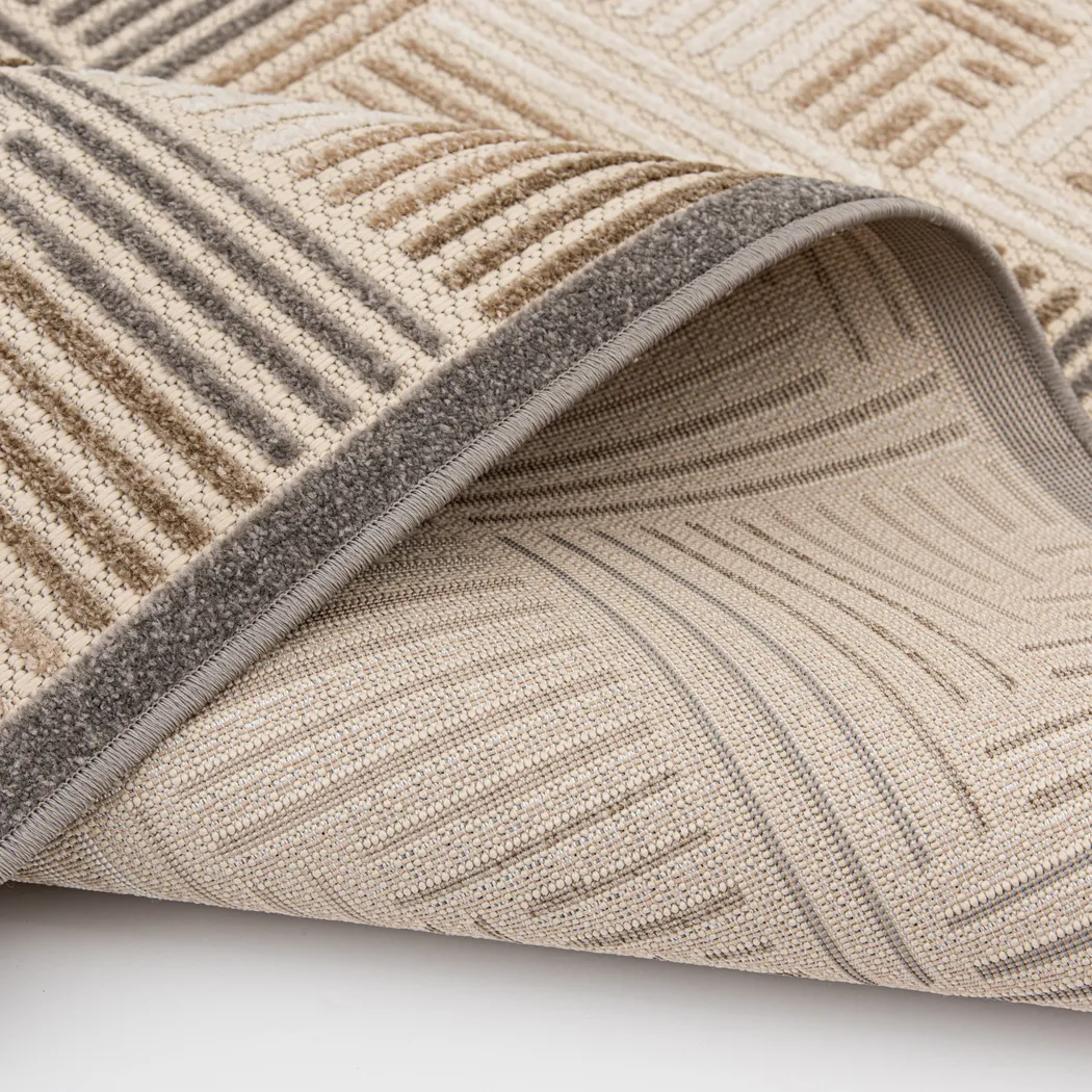 Sagira Cream 5'3 x 7' Indoor/Outdoor Rug - Thumbnail - Image 10