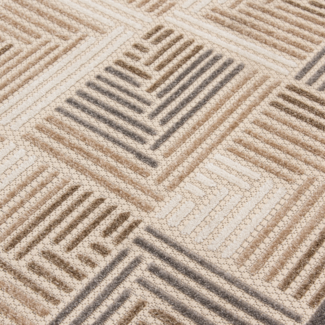 Sagira Cream 7'10 x 9'10 Indoor/Outdoor Rug - Thumbnail - Image 8