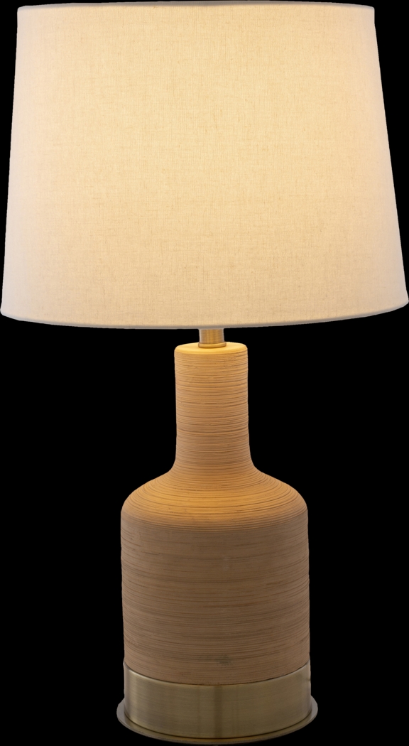 Sagner Oaks Tan Lamp - Thumbnail - Image 3