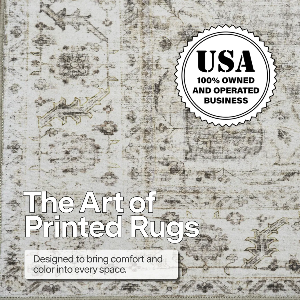 Sahale Beige 6' x 8' Indoor/Outdoor Rug - Thumbnail - Image 6