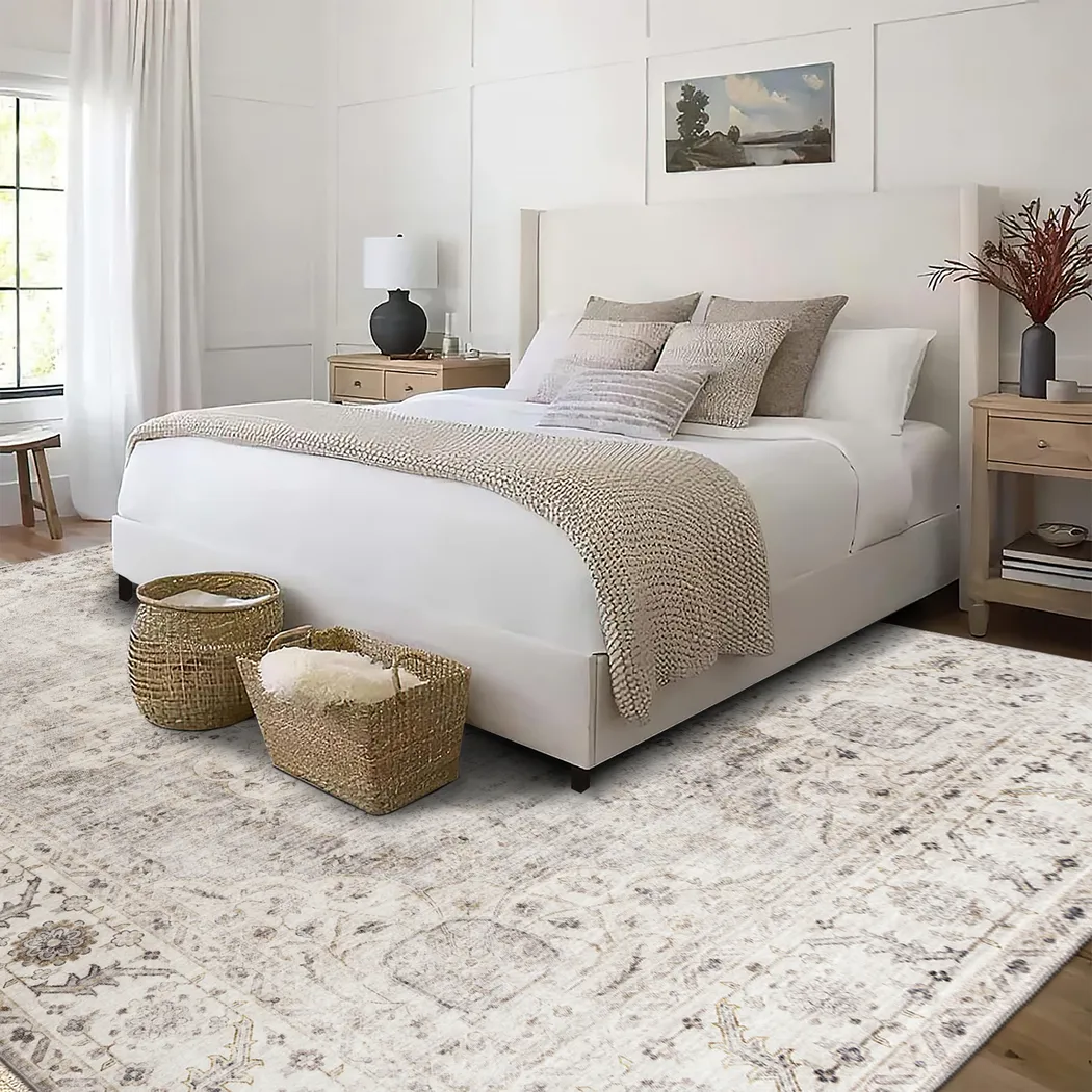 Sahale Beige 7'6 x 9'6 Indoor/Outdoor Rug - Thumbnail - Image 2