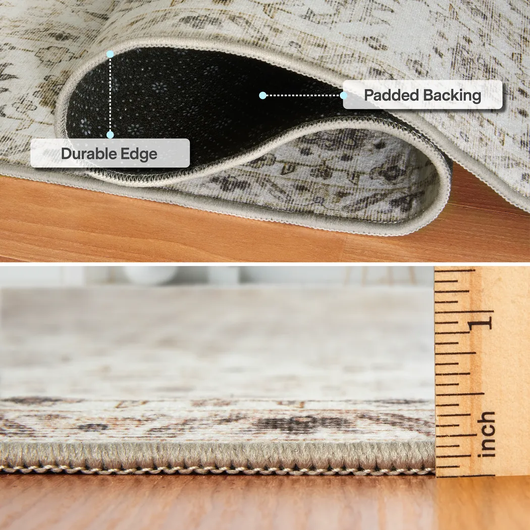 Sahale Beige 7'6 x 9'6 Indoor/Outdoor Rug - Thumbnail - Image 7