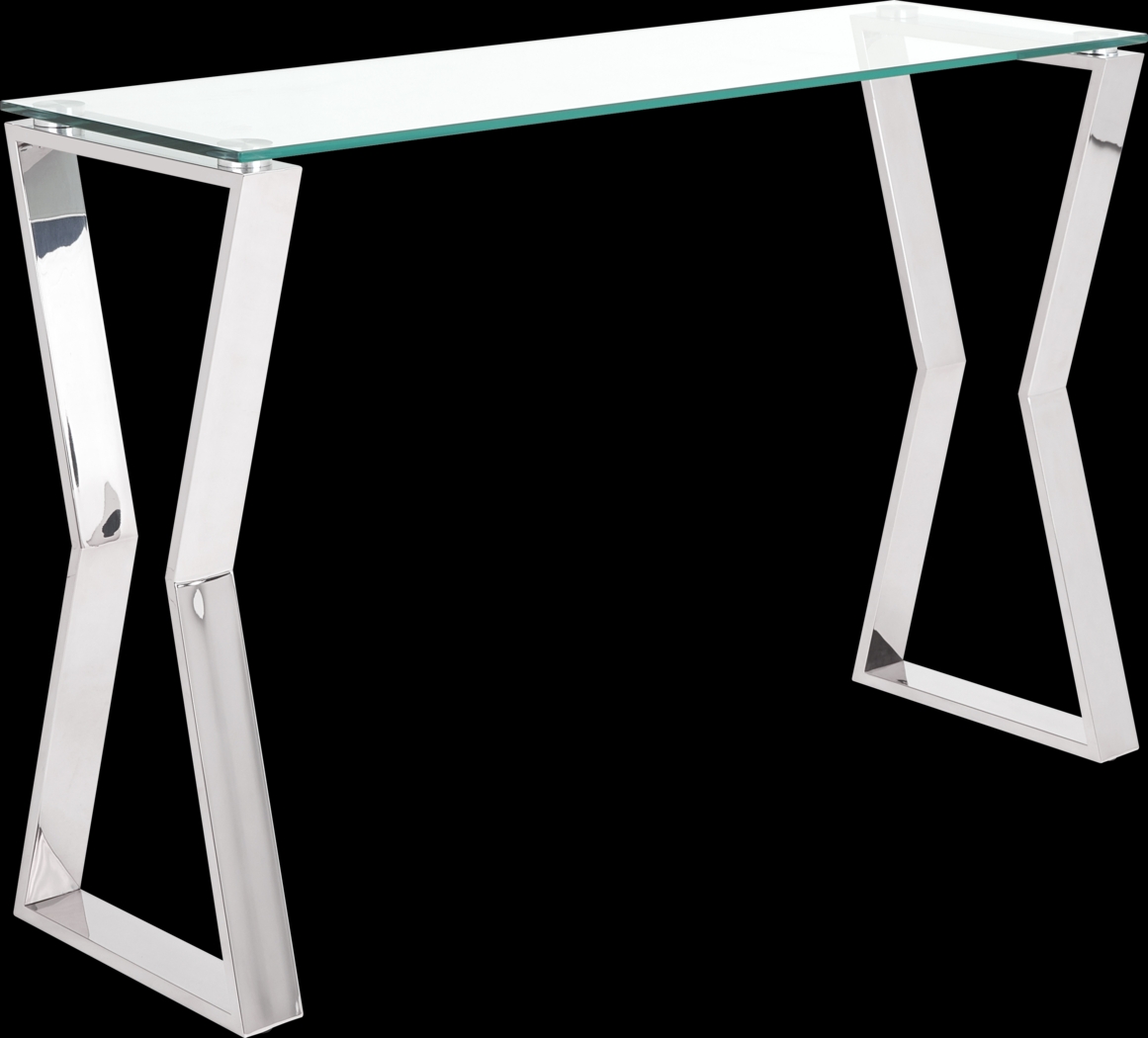 Sahalee Silver Sofa Table - Thumbnail - Image 1