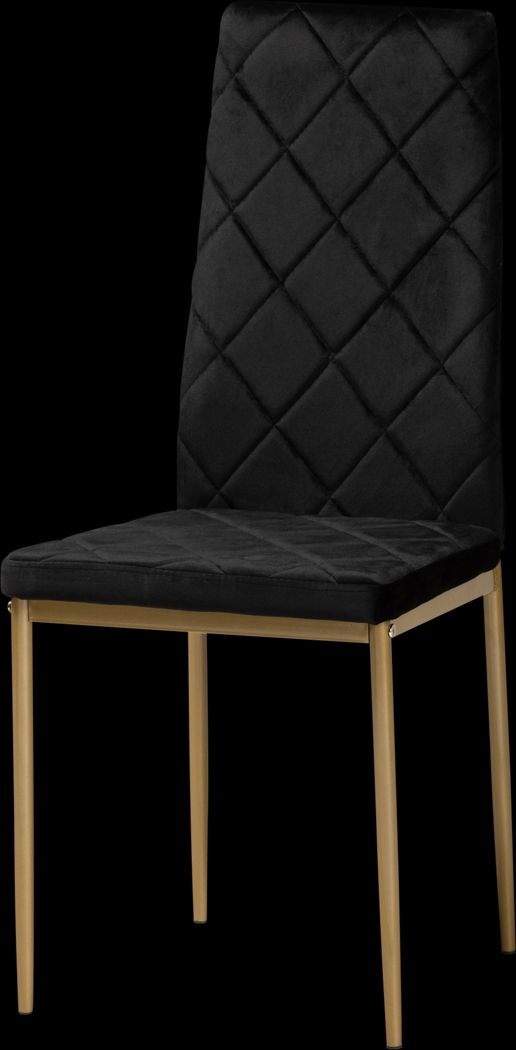 Sahallee Black Side Chair, Set of 4 - Thumbnail - Image 3