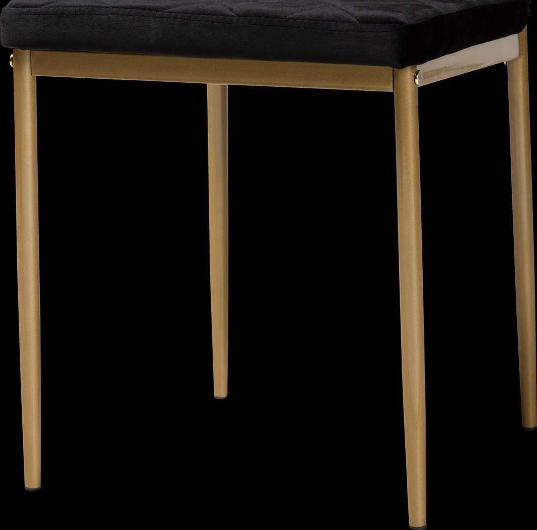 Sahallee Black Side Chair, Set of 4 - Thumbnail - Image 5