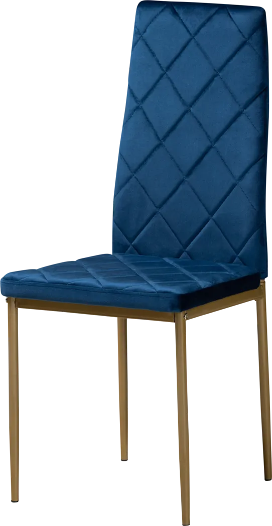 Sahallee Blue Side Chair, Set of 4 - Thumbnail - Image 3