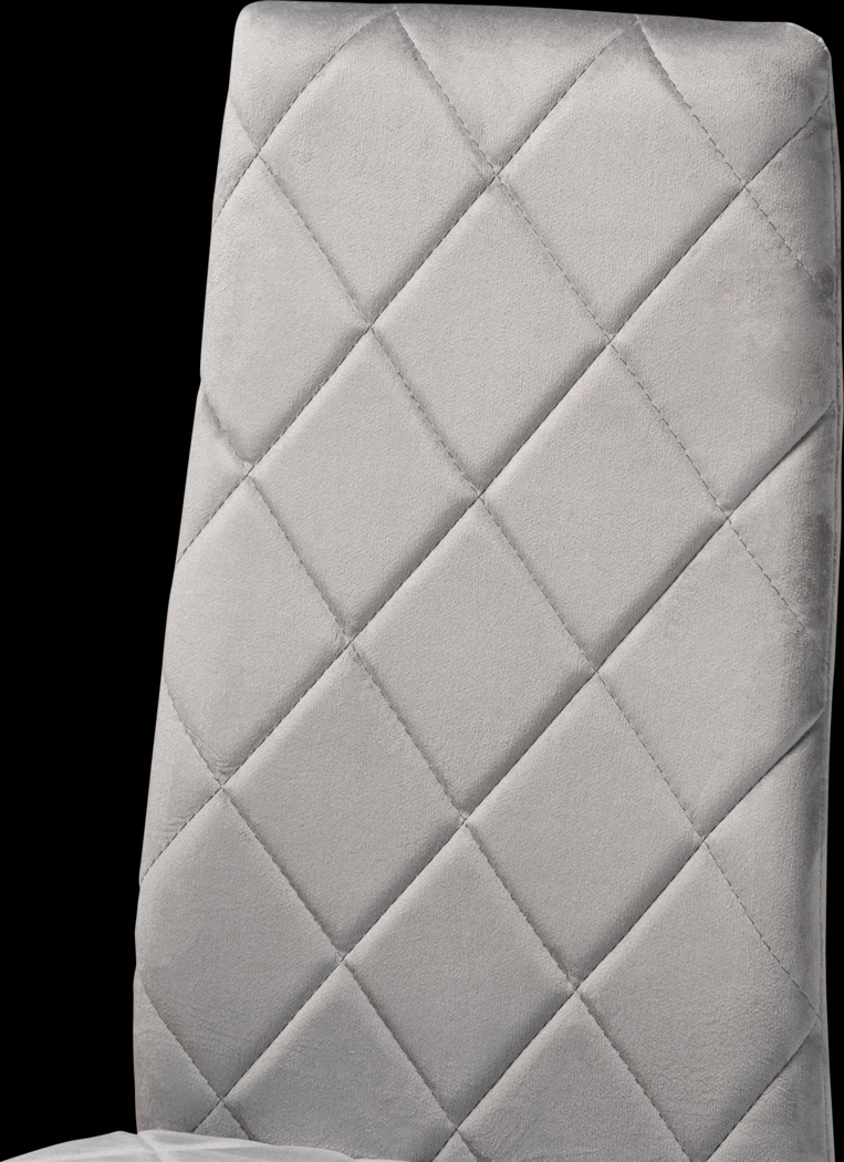 Sahallee Gray Side Chair, Set of 4 - Thumbnail - Image 4