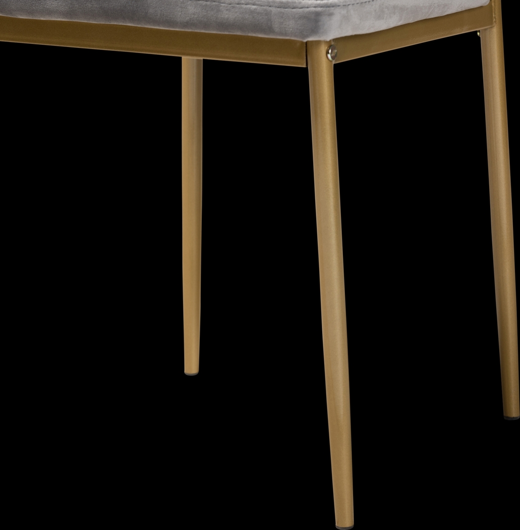 Sahallee Gray Side Chair, Set of 4 - Thumbnail - Image 5