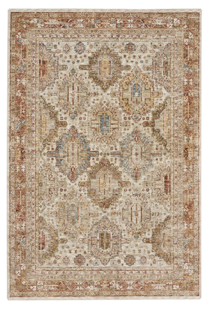 Sahar Beige 5'3 x 7'8 Rug - Thumbnail - Image 1