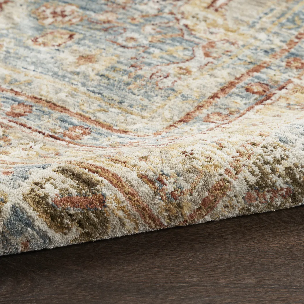 Sahar Blue 3'11 x 5'11 Rug - Thumbnail - Image 3