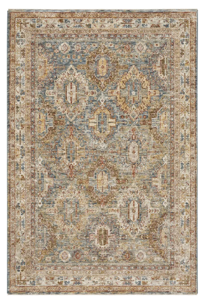 Sahar Blue 3'11 x 5'11 Rug - Thumbnail - Image 1