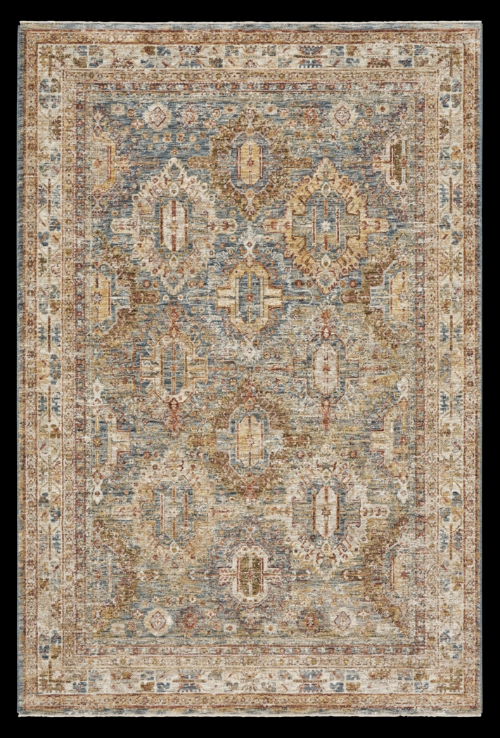 Sahar Blue 9'3 x 12'7 Rug - Thumbnail - Image 1