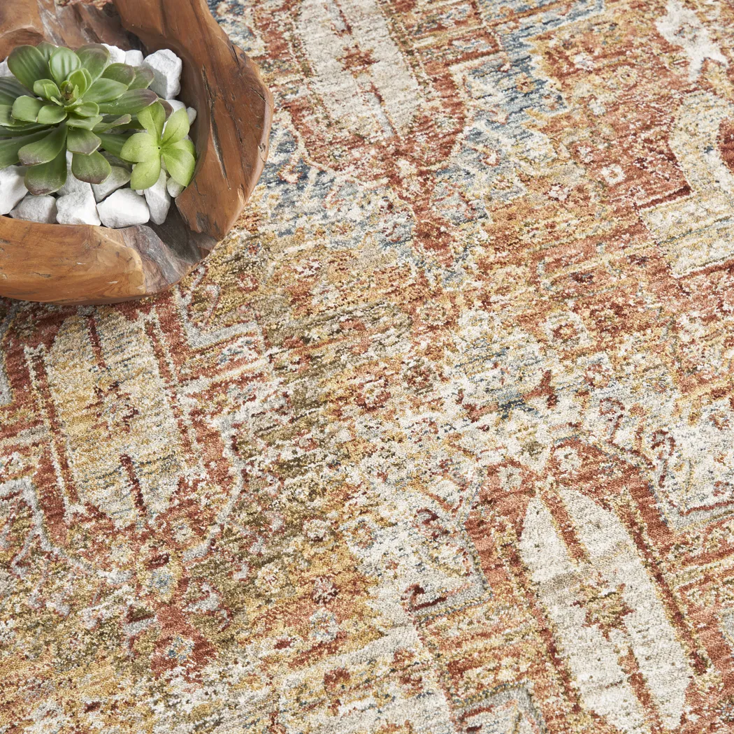 Sahar Red 7'10 x 10'4 Rug - Thumbnail - Image 6