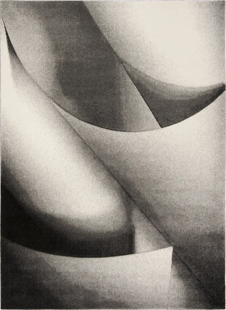 Sahara Plains Dark Gray 6'9 x 9' Rug - Thumbnail - Image 1