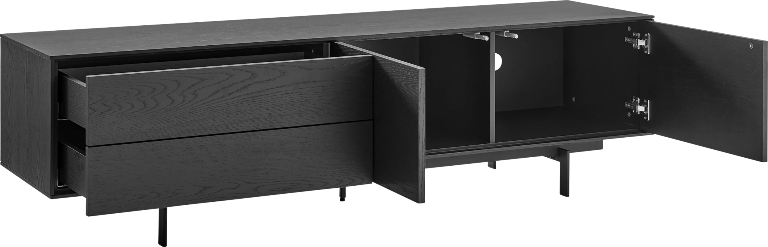 Sahe Black 71in. Console - Thumbnail - Image 5