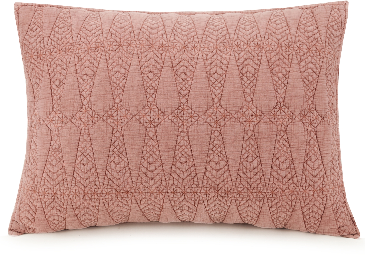 Saible Red Brown Full/Queen 3 Pc Quilt Set - Thumbnail - Image 2