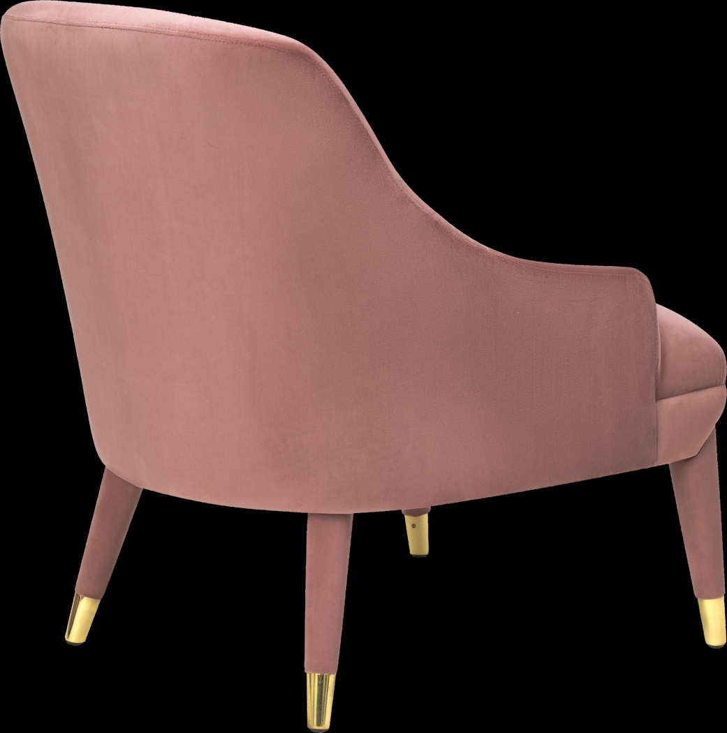 Saida Pink Accent Chair - Thumbnail - Image 4