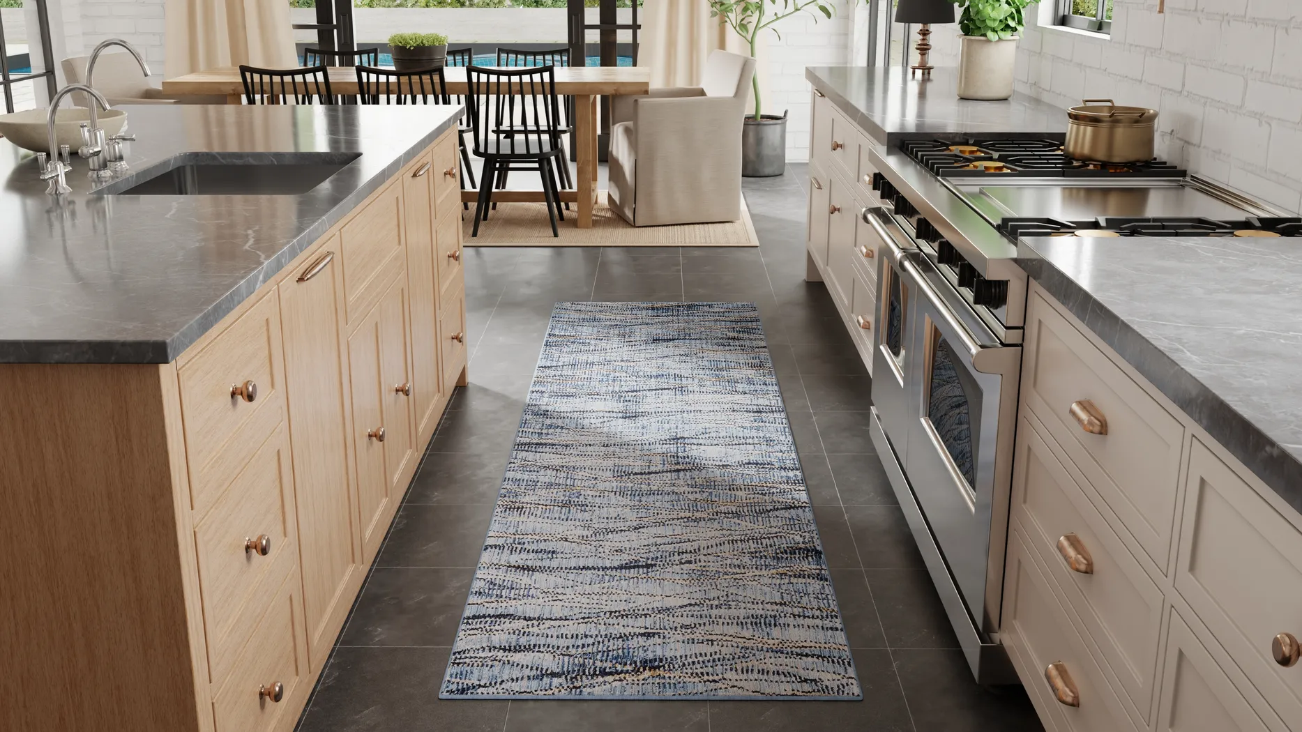 Sailcast Blue 2'6 x 7'3 Runner - Thumbnail - Image 2